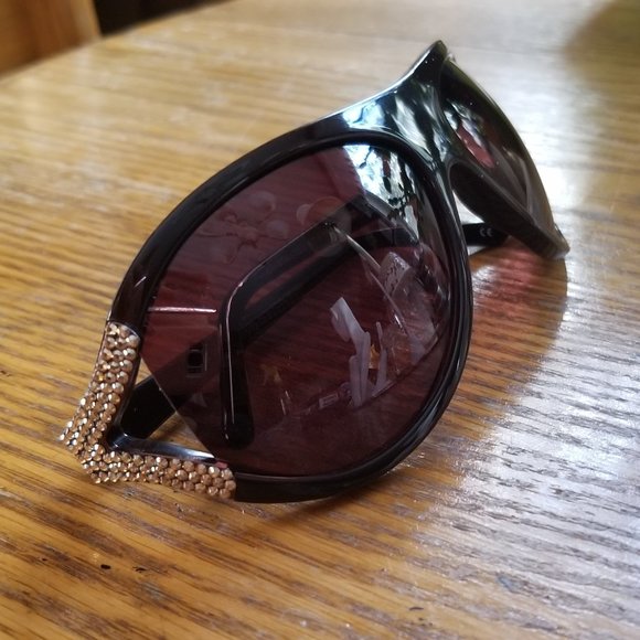 JIMMY CRYSTAL NEW YORK SWAROVSKI CRYSTALS SUNGLASS - Picture 1 of 7